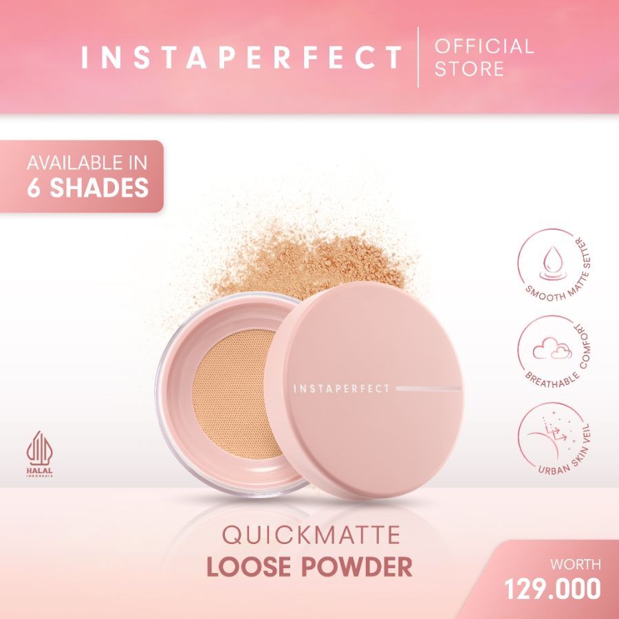 Instaperfect Quickmatte Loose Powder 9 g (Real Skin Smooth, Matte, Soft Focus)