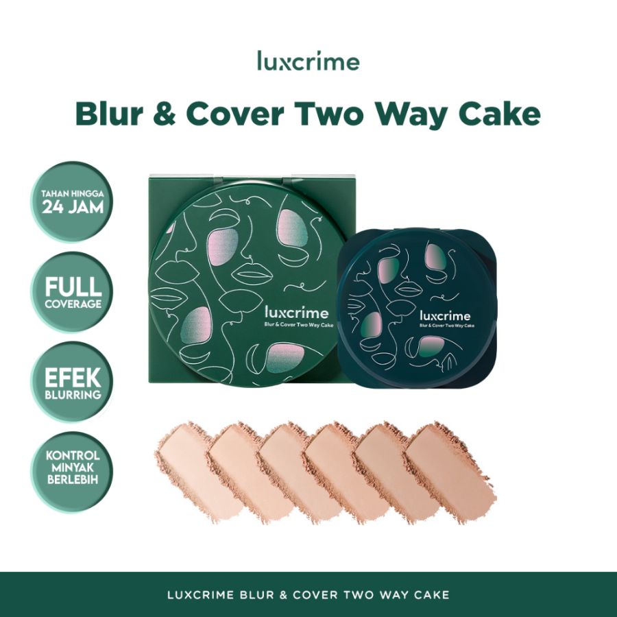 Luxcrime Blur & Cover Two Way Cake Buttercream