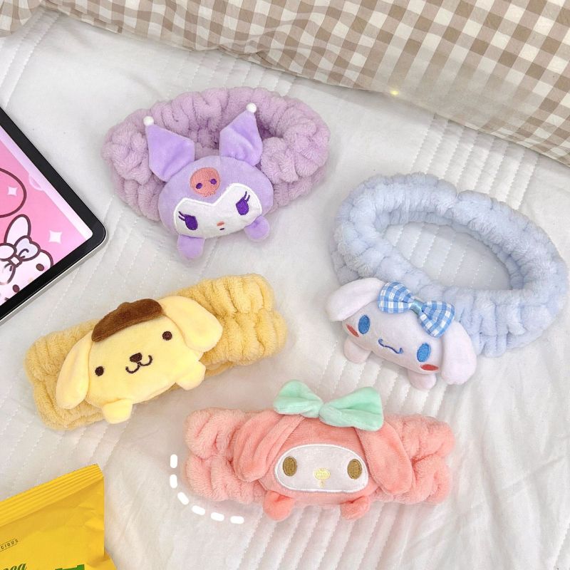 Headband Kartun Jepang Bando Bandana Cuci Muka Model Boneka Lucu