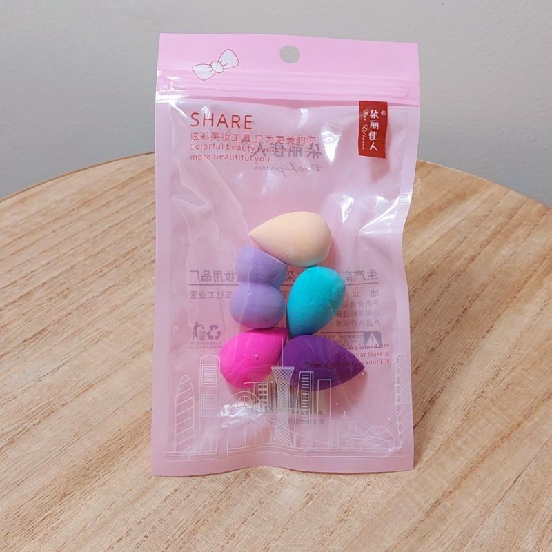 BEAUTY BLENDER MINI ISI 5PCS / SPONS MAKEUP MINI ISI 5 / MAKE UP SPONGE MINI