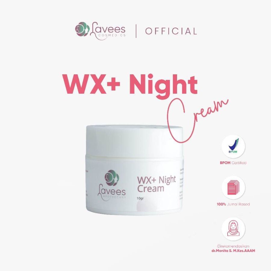 Lavees Apothecary - WX+ Night Cream (Krim Malam Flek & Melasma