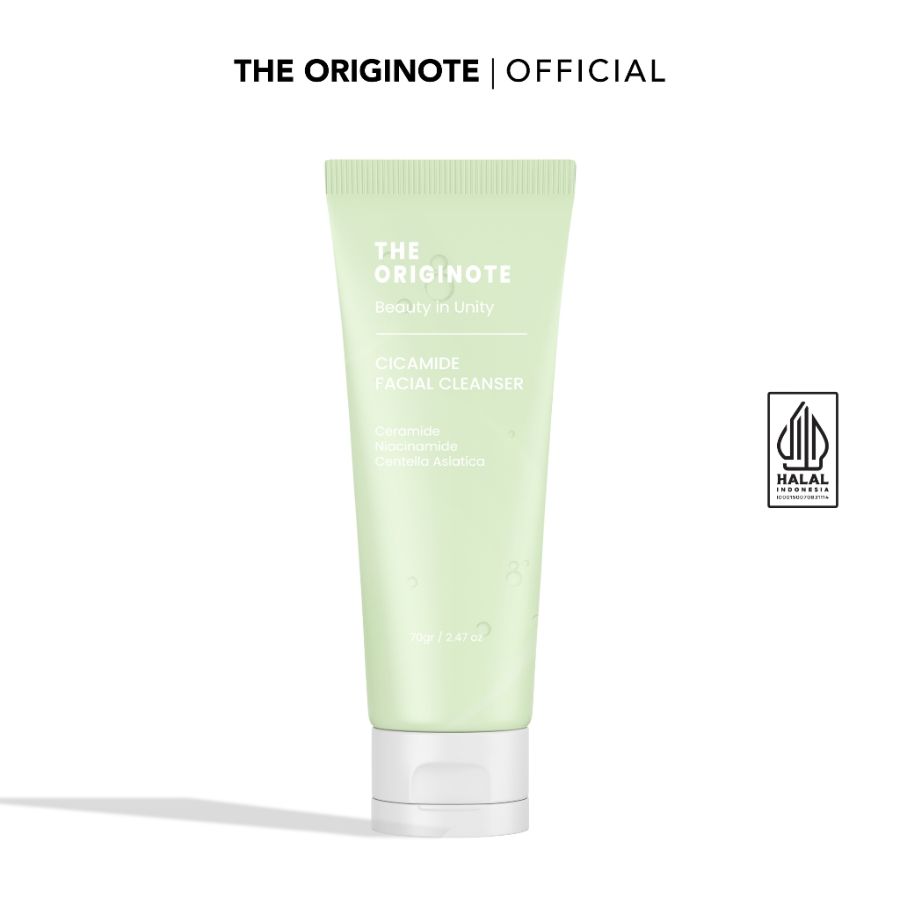 The Originote Cicamide Facial Cleanser - Face Wash Facial Wash Sabun Cuci Muka Mencerahkan dan Melembabkan Wajah with Ceramide