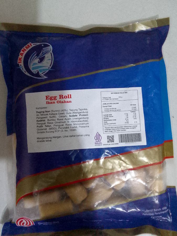 IKANMI EGGROLL 450gr