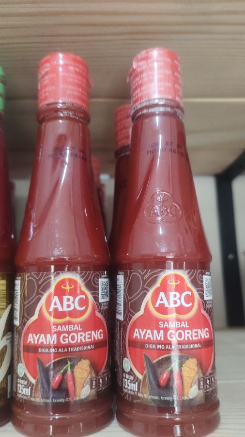 ABC SAMBAL AYAM GORENG BOTOL 135ML