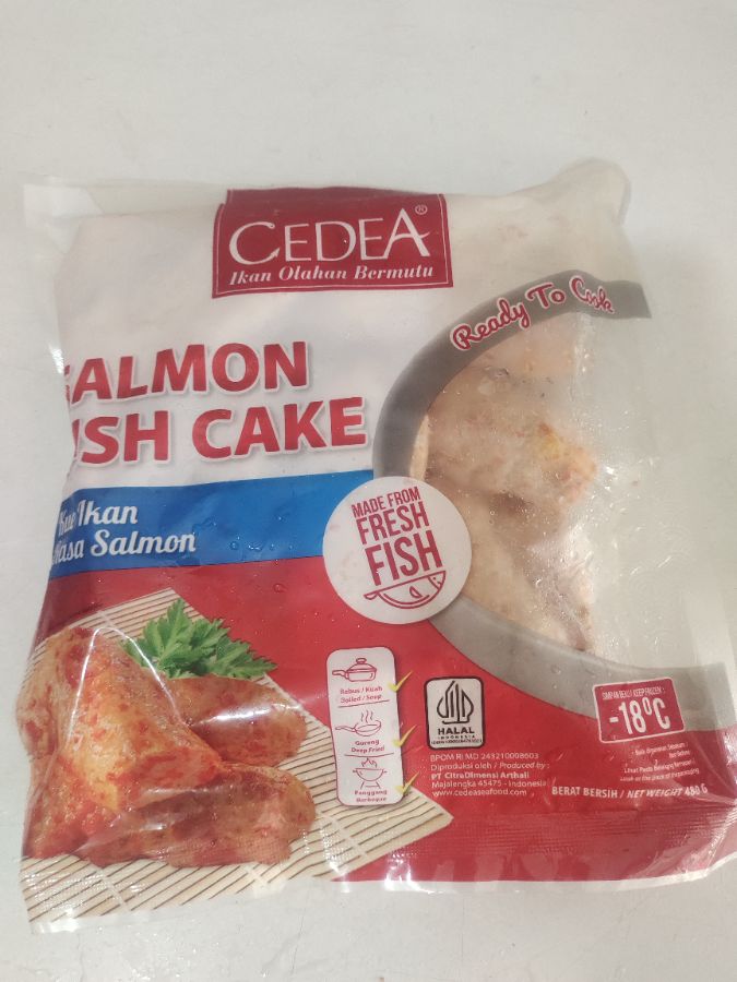 CEDEA SALMON FISH CAKE 480GR