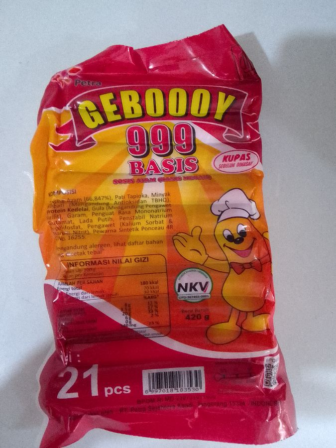 GEBOOOY BASIS MERAH 21S