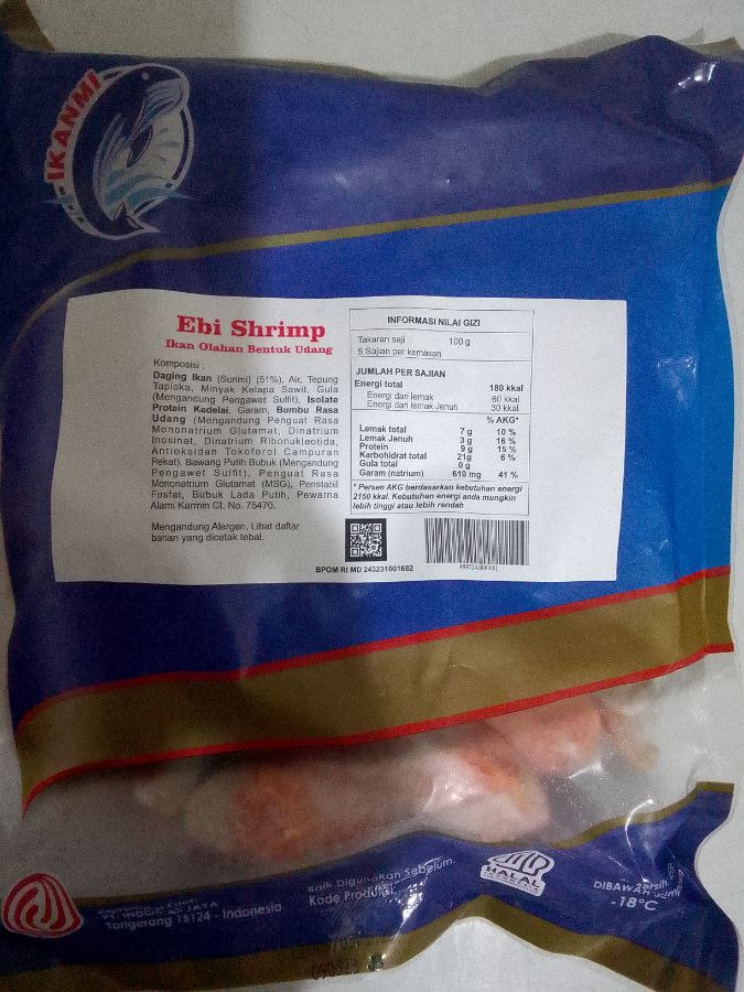 IKANMI EBI SHRIMP 450GR