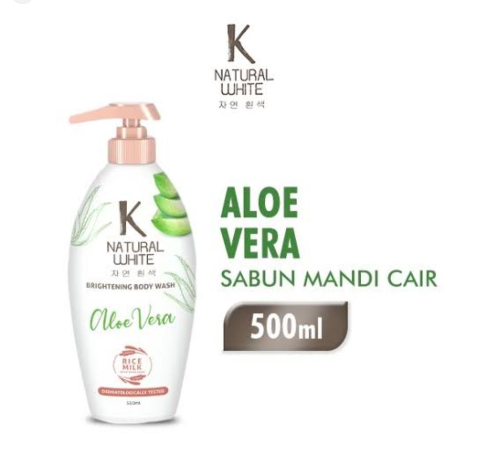 K NATURAL WHITE ALOEVERA 500ML