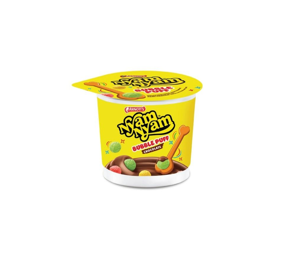 NYAM NYAM BUBBLE PUFF COKLAT