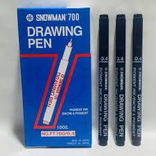 DRAWING PEN SNOWMAN 0.4