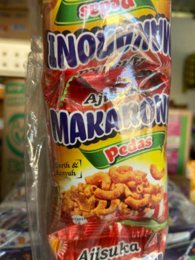 AJISUKA MAKARONI PEDAS 10X8GR