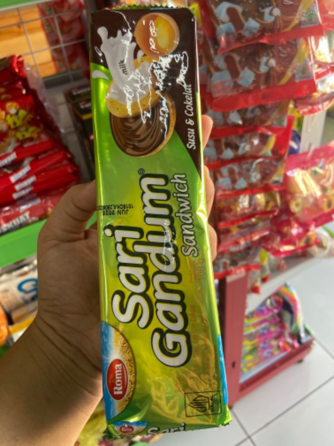 ROMA SARI GANDUM SANDWICH COKELAT 108GR