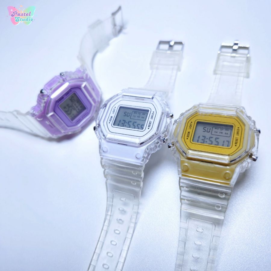 Transparent LED Watch