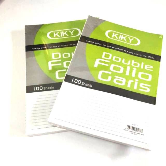 KERTAS DOUBLE FOLIO KIKY 100S