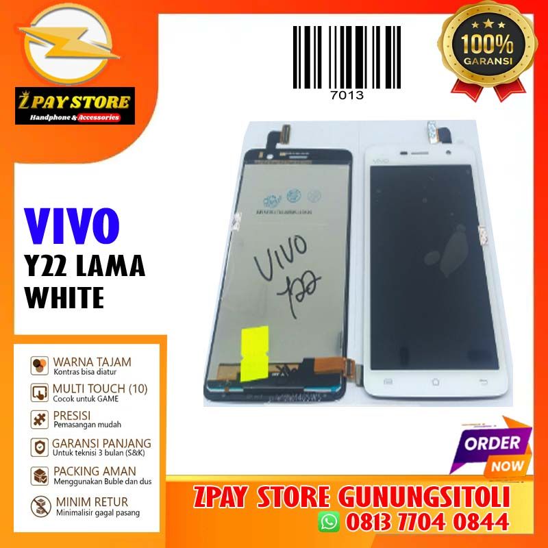 LCD VIVO Y22 WHITE (KING STAR)