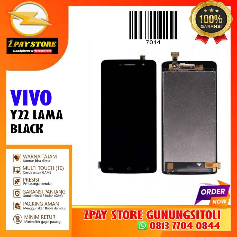 LCD VIVO Y22 BLACK (KING STAR)