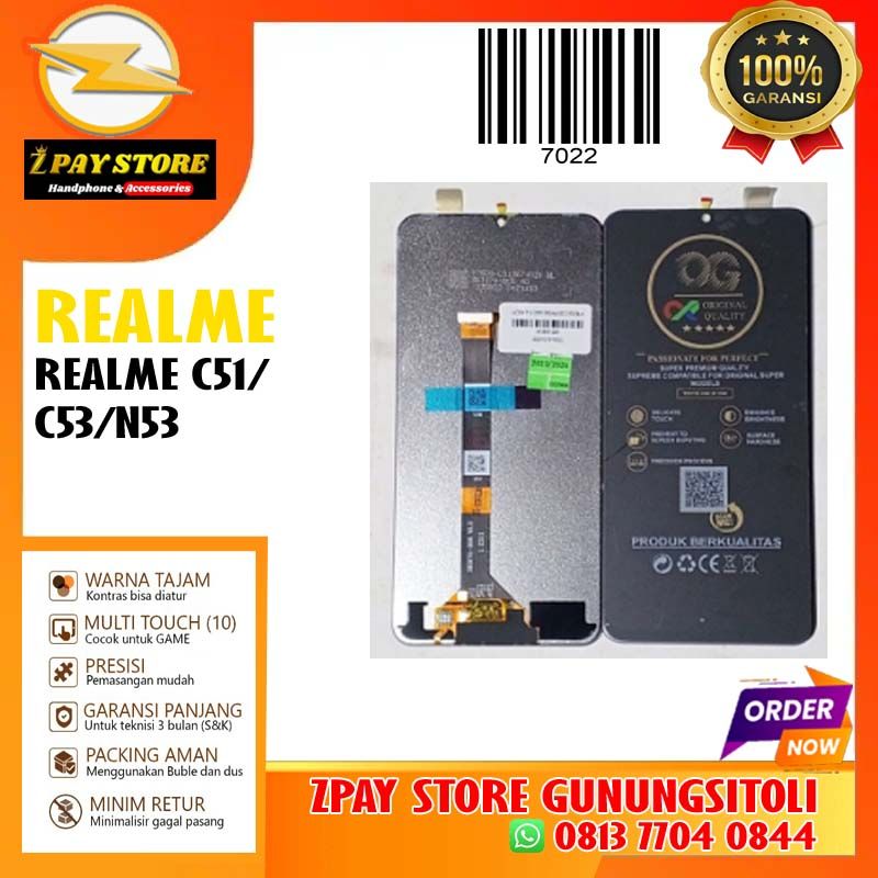 LCD REALME C51S (TICTOC)
