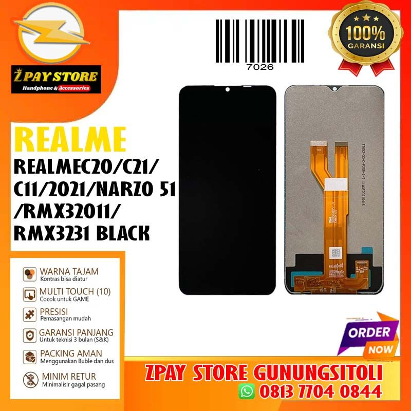 LCD REALMEC20/C21/2021/NARZO 51/RMX32011/RMX3231  (KING STAR)