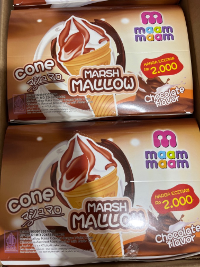CONE MARS MALLOW COKELAT 12X17GR