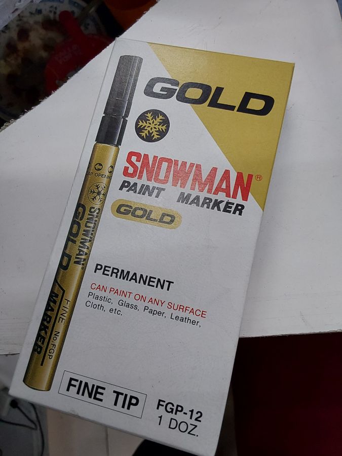 SPIDOL SNOWMAN GOLD FGP-12
