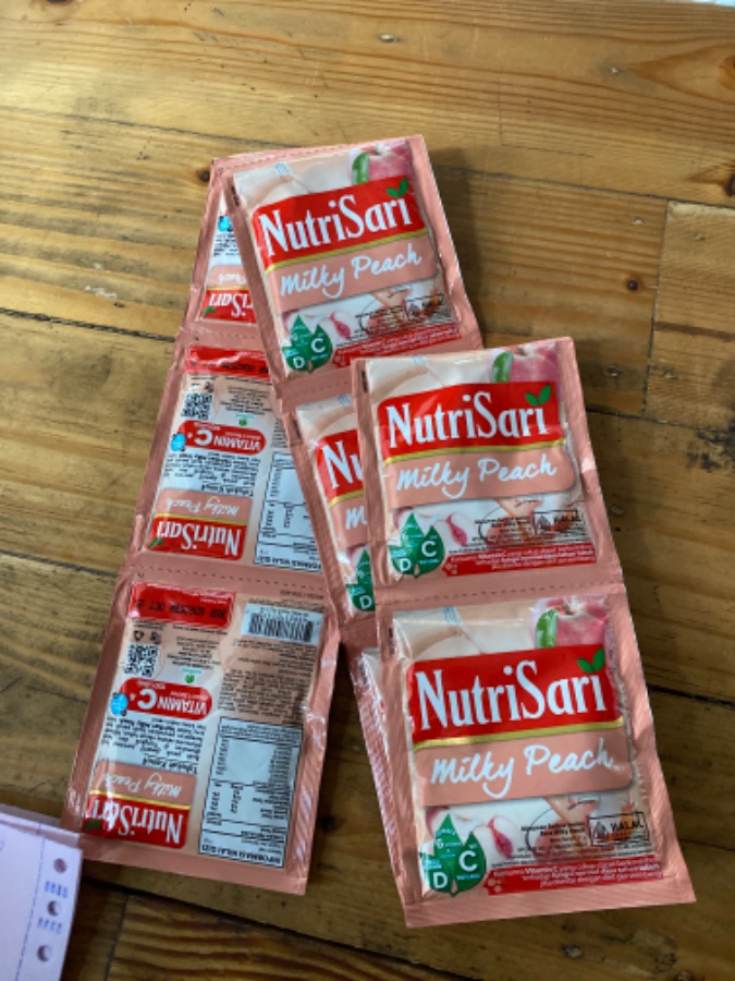 NUTRISARI MILKY PEACH 10X11GR