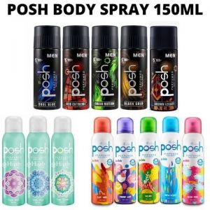 POSH PERFUMED MAN/GIRL 150ML ALL VARIAN