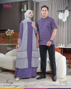 Ivory Gamis Dark Purple