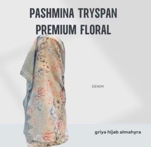 Tryspan Premium Floral - Denim
