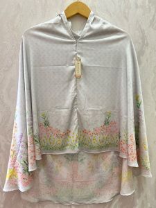 Armany Silk Floral Garden - Silver