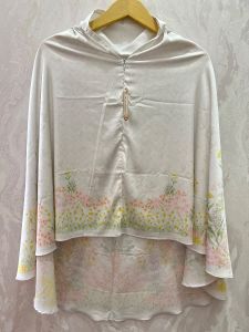 Armany Silk Floral Garden - White