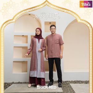 Iffa gamis brick red XL 