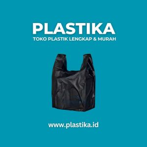 Kantong Plastik HD K Jeruk Hitam 15 x 32 @200 Lbr