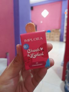 Implora cheek liptint 05 cranberry