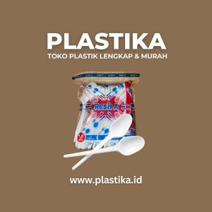 Sendok Makan Putih Gagang Besar Resh A LCR @100
