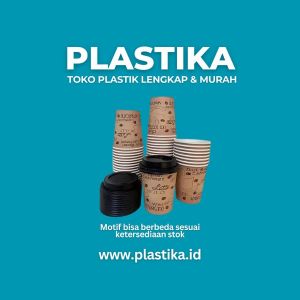 Paper Cup Gelas Kopi 8 Oz 3 Motif Kami Pack LCR @50
