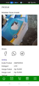 Masker ecer hitam