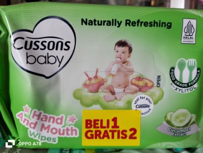 TISSUE BASAH CUSSONS HIJAU 