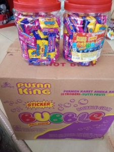 PUSAN KING BUBBLE GUM TOPLES 250G