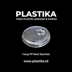 Tutup Strawless PP Starindo 10-22 Oz Sippy Lid LCR @50