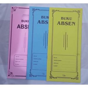 Buku absen sekolah