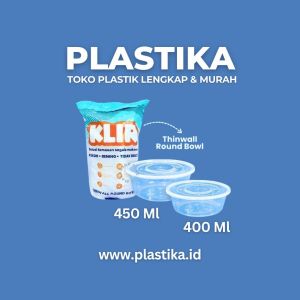 Thinwall Bulat Round Klir 400 Ml SPTT @25