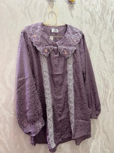 Blouse Sabrina Lace Daisy - Purple