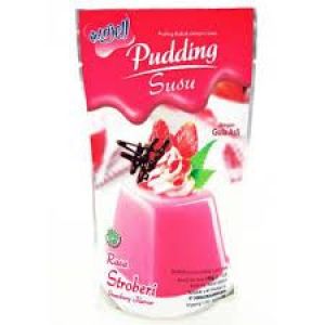 Nutrijel Puding Susu 130 gr Strawberry