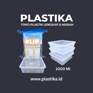 Thinwall Square Klir 1000 Ml SPTT @25 