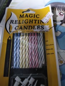 Lilin ultah magic relighting candles