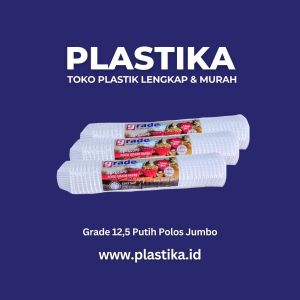 Cup Cake Case Alas Pie Buah 12,5 Putih Polos Jumbo Grade LCR @1000
