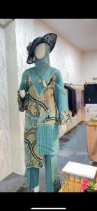 Setelan Batik Kawungan - Tosca