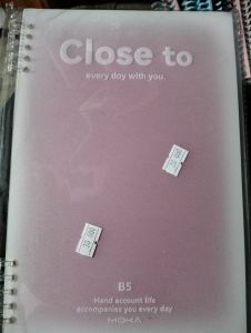 Buku binder spiral b5 close to