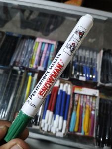 Spidol snowman permanen hijau 