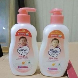 CUSSONS BABY BATH MILK PINK 